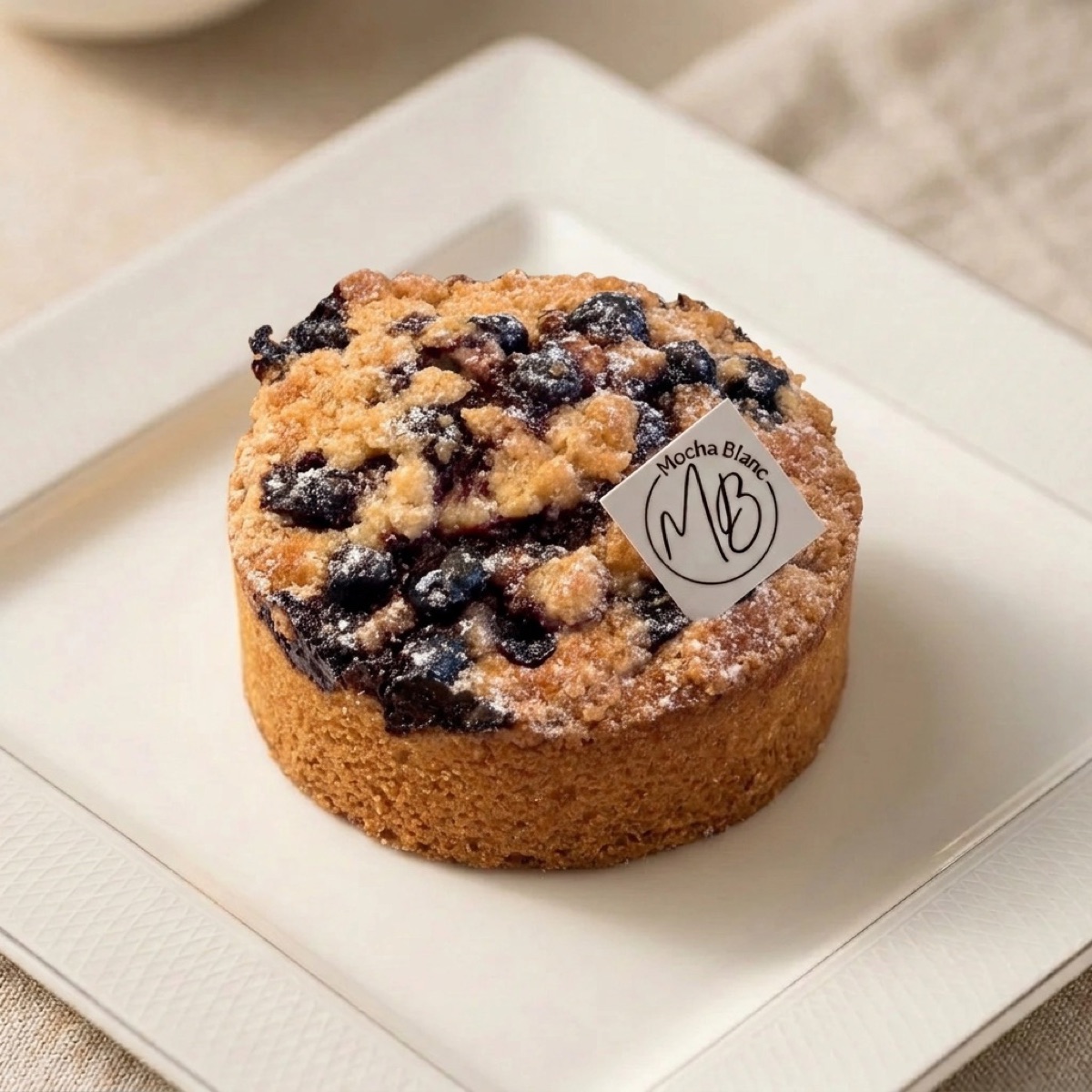 Moelleux Myrtille Crumble