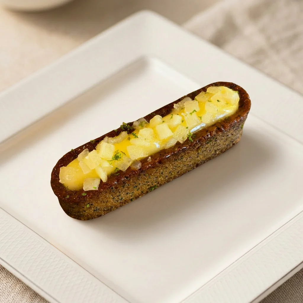 Financier Pavot Citron